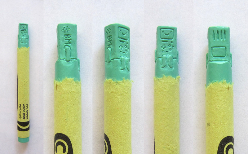 Illustration for article titled The Cast of Adventure Time, Carved Out of Crayons